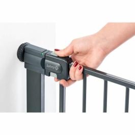 Safety 1St Barrera de seguridad para niños Easy Close - 4 Puntos de Presión, SecurTech®, Metal Negro