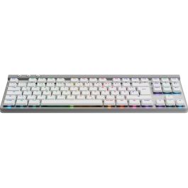 Logitech G515 LIGHTSPEED TKL Teclado Inalámbrico Gaming Mecánico QWERTZ Blanco con Iluminación LED RGB y Bluetooth