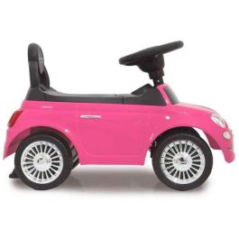 Ociotrends Correpasillos Fiat 500 Rosa 61x38.30x28 cm con Luces y Sonidos