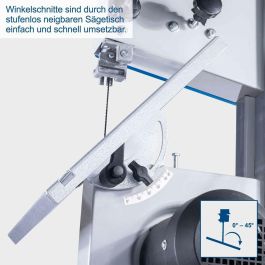 Scheppach SCH4046664231295 Sierra de cinta HBS25 - 80 mm