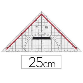 Escuadra M+R Geometria 25 cm Plastico Cristal