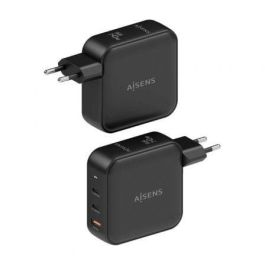 Aisens ASCH-140W3P031-BK Cargador de Pared GaN 140W con 2xUSB-C y 1xUSB-A, Carga Rápida PD3.1 para Portátiles/Móviles/Tablets, Negro Aisens ASCH-140W3P031-BK Cargador de Pared GaN 140W con 2xUSB-C y 1xUSB-A, Carga Rápida PD3.1 para Portátiles/Móviles/Tablets, Negro