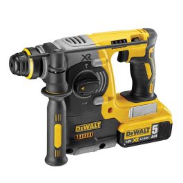 DEWALT DCH273P2T Martillo Combinado SDS-Plus Inalámbrico XR 18V 5.0Ah Sin Escobillas, Perform & Protect (6.6m/s²), Maletín TSTAK