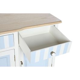 Buffet Mediterraneo DKD Home Decor Blanco Azul Celeste 45 x 90 x 140 cm