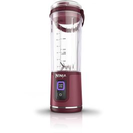 Ninja BC151EUCR Batidora de Vaso Portátil Inalámbrica 0.532 L con Picahielos y Recetas Color Arándano