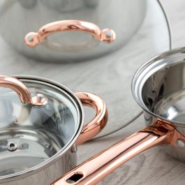 Bateria Acero Inoxidable Vanity Quid 4 Piezas Bateria Acero Inoxidable Vanity Quid 4 Piezas