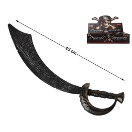 Espada Pirata Metalizada Curva De 45 cm Con Empuñadura Dorada para Disfraces Precio: 1.88999943. SKU: B1AVVLYG3A
