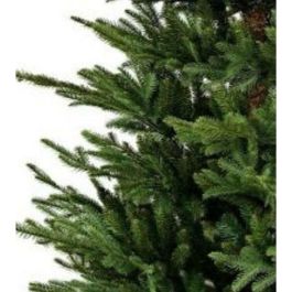 DKD Home Decor Árbol de Navidad Alpina Verde 210 cm Alto con 142 cm Base, 1165 Ramas y Luz Cálida LED