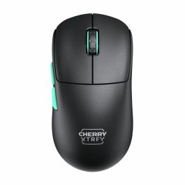 Cherry XTRFY M68 Wireless Ratón Inalámbrico Negro Turquesa 26000 DPI RF 2.4 GHz USB Tipo C