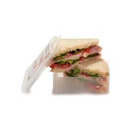 Portasandwich Plastico Transparente Surtidos10Ml Leknes 12X4CM (48 Unidades) Portasandwich Plastico Transparente Surtidos10Ml Leknes 12X4CM (48 Unidades)