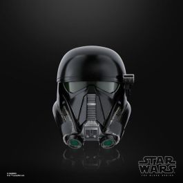 Hasbro Star Wars The Black Series Casco Electrónico Premium de Soldado de la Muerte Imperial con LED Avanzados, Artículo de Cosplay, a partir de 14 Años
