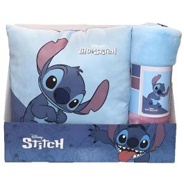 Disney Set Manta polar Stitch 100x140cm y Cojín 35x35cm Disney Set Manta polar Stitch 100x140cm y Cojín 35x35cm