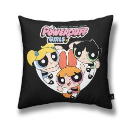 Funda de cojín Powerpuff Girls Powerpuff B Negro Multicolor 45 x 45 cm