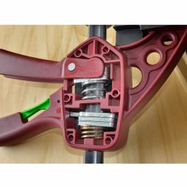 Piher Pih52645 Sargento Monomanual Quick Extra 45 cm, Reversible, Cabezales de Nylon, Barra de Acero, 150 kg de Fuerza Máxima
