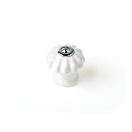 Blister con 4 pomos redondos para mueble fabricado en porcelana acabado blanco mod. e524 ø28mm rei Precio: 8.49999953. SKU: S7912581