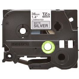 BROTHER Cinta laminada Plata mate / negro (Metalica) 36mm Precio: 27.50000033. SKU: B1DL9MPBQQ