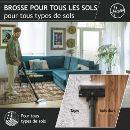 Hoover HOO1718926530603 Aspiradora Escoba Inalámbrica 190 W, 30 min Autonomía, Depósito 0.7 L, Negra