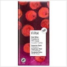 VIVANI Chocolate Negro Superior 70% Cacao con Arándanos 100g Bio Vegano Plastic Free Rainforest Precio: 3.9900003. SKU: B1E2YXDZ8W