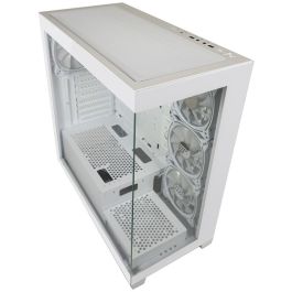 LC-Power LC-715W-ON Midi Tower PC Gaming Blanco ATX/Micro ATX/Mini-ITX Vidrio Templado Ventana Lateral