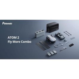 Potensic POT6978392910044 Dron ATOM 2 Combo Fly More con Cámara HD/4K y GPS integrado, Vuelo 15-25 minutos