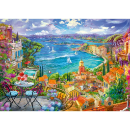 Ravensburger Rompecabezas Adultos Saint-Tropez 1000 Piezas, A partir de 14 años, Ref: 12001824