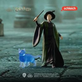 Schleich SCH42682 Figura Profesora McGonagall y Figuras de Patronus Harry Potter, Set de Colección Juguete para Niños +6 Años