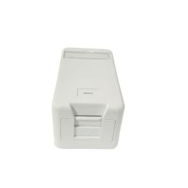 Lanview Caja de Superficie para 1 Conector RJ45 - Montaje en Pared, con Cubierta Antipolvo