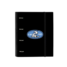 Carpeta de anillas El Niño Roller Azul Negro 27 x 32 x 3.5 cm