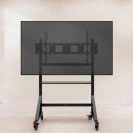 TooQ Optimus Soporte de Pared para TV 60"-105" (152,4cm-2,67m) hasta 120kg, Negro