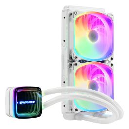 Enermax Kit Refrigeración Líquida Aquafusion ADV ELC-AQFA240-SQA-W 240mm Blanco 2 Ventiladores 12cm