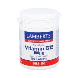 LAMBERTS Vitamina B12 Metilcobalamina 100 µg 100 Comprimidos para Células Sanguíneas, Sistema Nervioso e Inmune, Apto Veganos Precio: 14.8900004. SKU: B18MCAR5CW