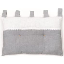 Today TOD1702394874426 Cabecero - HOY - CHARME - Chambray x Slub Capucine - 45 x 70 cm