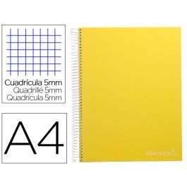 Cuaderno Espiral Liderpapel A4 Micro Jolly Tapa Forrada 140H 75 gr Cuadro 5 mm 5 Bandas4 Taladros Color Amarillo Precio: 4.68999993. SKU: B1G2D2SKH9