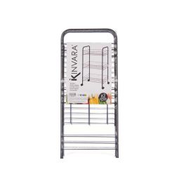 Verdulero 3 Pisos Metalico Negro Ruedas Kinvara 26X56CM (4 Unidades) Verdulero 3 Pisos Metalico Negro Ruedas Kinvara 26X56CM (4 Unidades)