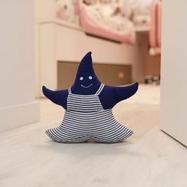 Sujetador de puerta Versa Poliéster 10 x 29 x 27 cm Estrella de mar