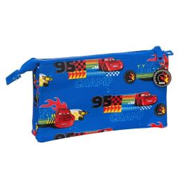 Portatodo Triple Cars Race ready Azul 22 x 12 x 3 cm Portatodo Triple Cars Race ready Azul 22 x 12 x 3 cm