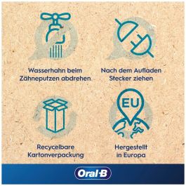 Oral-B Pro 3 3900 Cepillo Dental Eléctrico Oscilante Dúo, Limpieza Diaria, Sensible, Blanqueador, Negro/Rosa