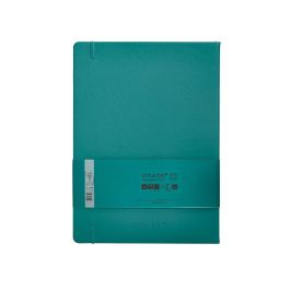 Cuaderno Con Gomilla Antartik Notes Tapa Dura A4 Hojas Rayas Verde Aguamarina 100 Hojas 80 gr Fsc