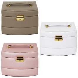 Home Deco Factory Joyero 3 Niveles Con Espejo Pour Elle Plástico