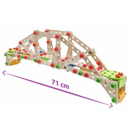 Eichhorn Juego de Construcción 8 en 1: Conjunto de 300 piezas para crear Turbina Eólica, Grúa, Aviones y más vehículos