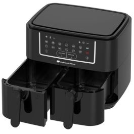 Freidora de aire sin aceite CONTINENTAL EDISON - RFRSH24002CB - 9 L - Bandejas dobles - 2400W - Negra Freidora de aire sin aceite CONTINENTAL EDISON - RFRSH24002CB - 9 L - Bandejas dobles - 2400W - Negra