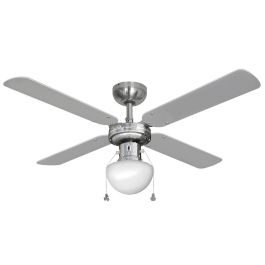 Ventilador de techo modelo caribe. color cromado. potencia: 50 W aspas: ø102cm edm Precio: 54.49999962. SKU: S7900597