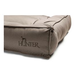 Hunter Cama para Perros Acolchada Lancaster 120x90 cm Marrón. Comodidad superior, funda de poliéster lavable a 30°C y relleno extraíble.
