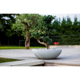 Eda Lavabo EDA Graphit Ø59cm Blanco Encalado Capacidad 39L Doble Pared Exterior Interior No Congelante Anti-UV