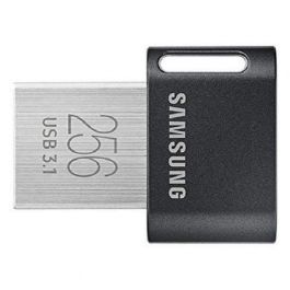 Samsung MUF-256AB/APC Pendrive 256GB USB 3.1 FIT Plus hasta 400 MB/s Lectura. Diseño Ultra-Compacto, Resistente Agua, Golpes y Temperatura