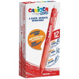 Boligrafo Carioca Oops Retractil Borrable Rojo 12 unidades Precio: 17.89000004. SKU: B18D88ZXVC