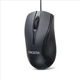 DICOTA Ratón con Cable Negro