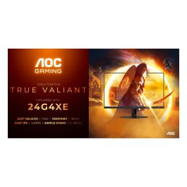 AOC 24G4XE Monitor Gaming 23.8 Pulgadas Fast IPS Full HD 1ms 180Hz HDMI DP Negro