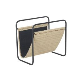 Revistero Balines DKD Home Decor Natural Negro 26 x 36 x 39 cm Precio: 35.41307. SKU: B1K9A5L57P