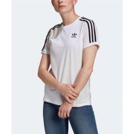 Camiseta de Manga Corta Mujer Adidas Blanco